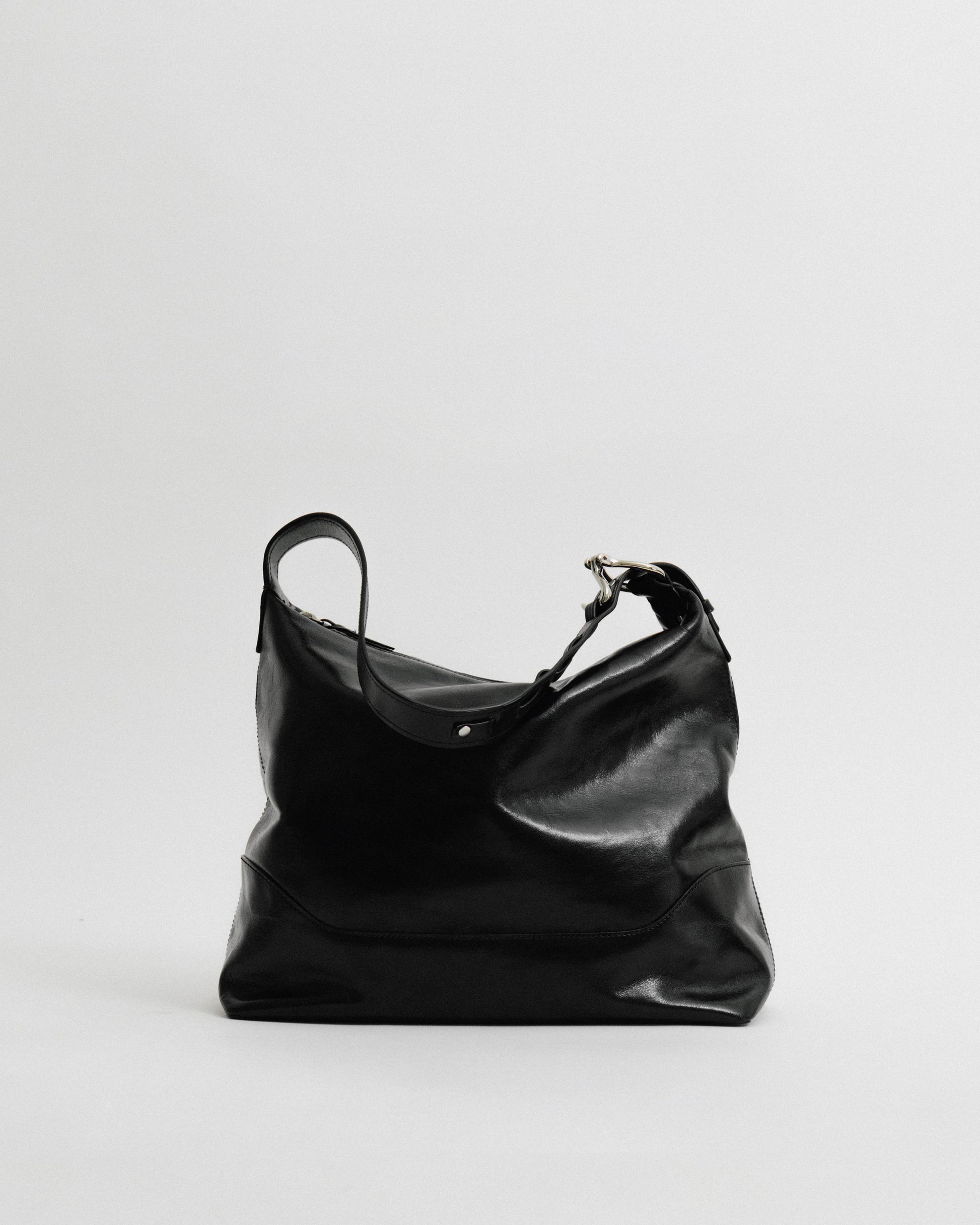 SAC TRESSÉ HOBO BLACK