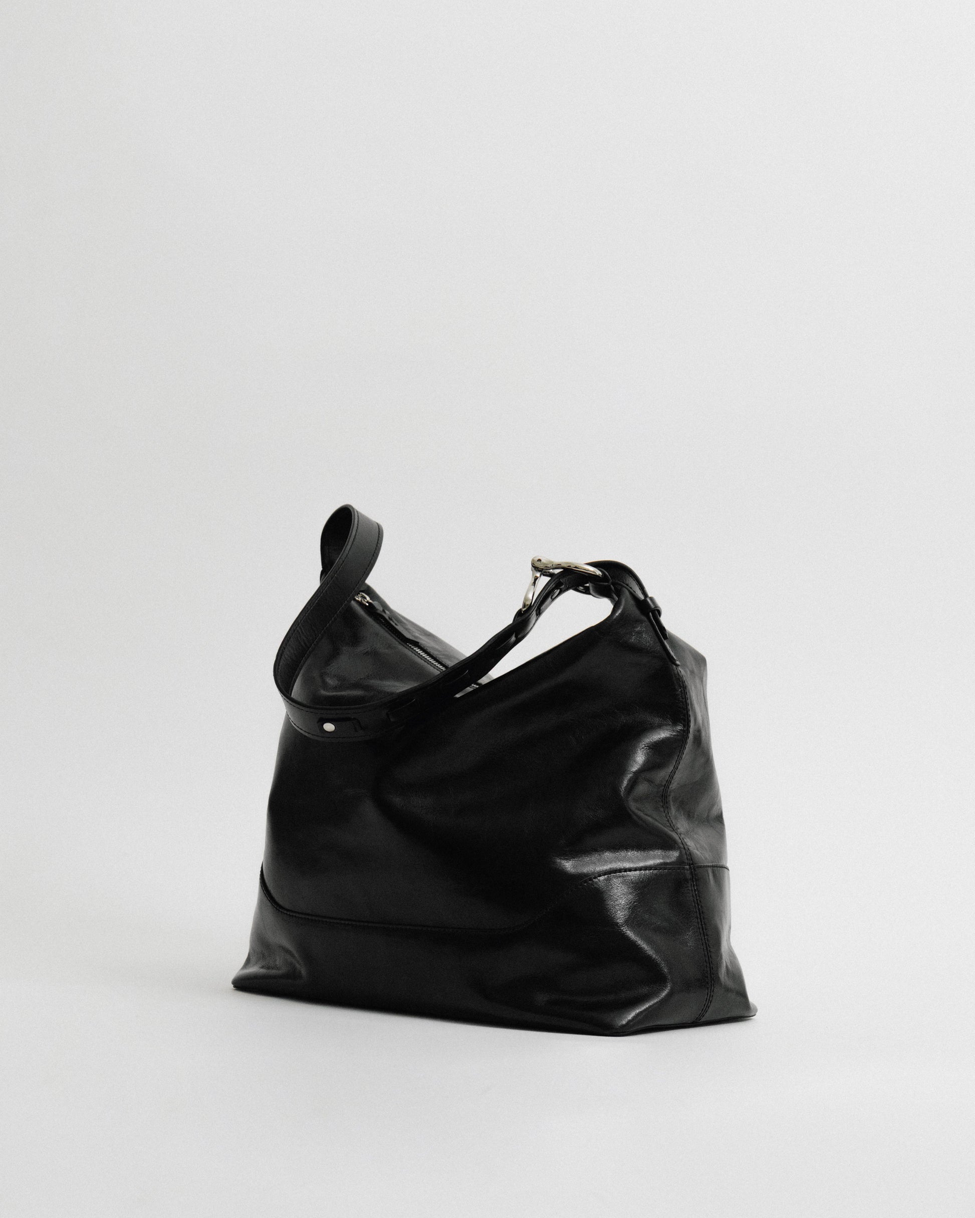SAC TRESSÉ HOBO BLACK