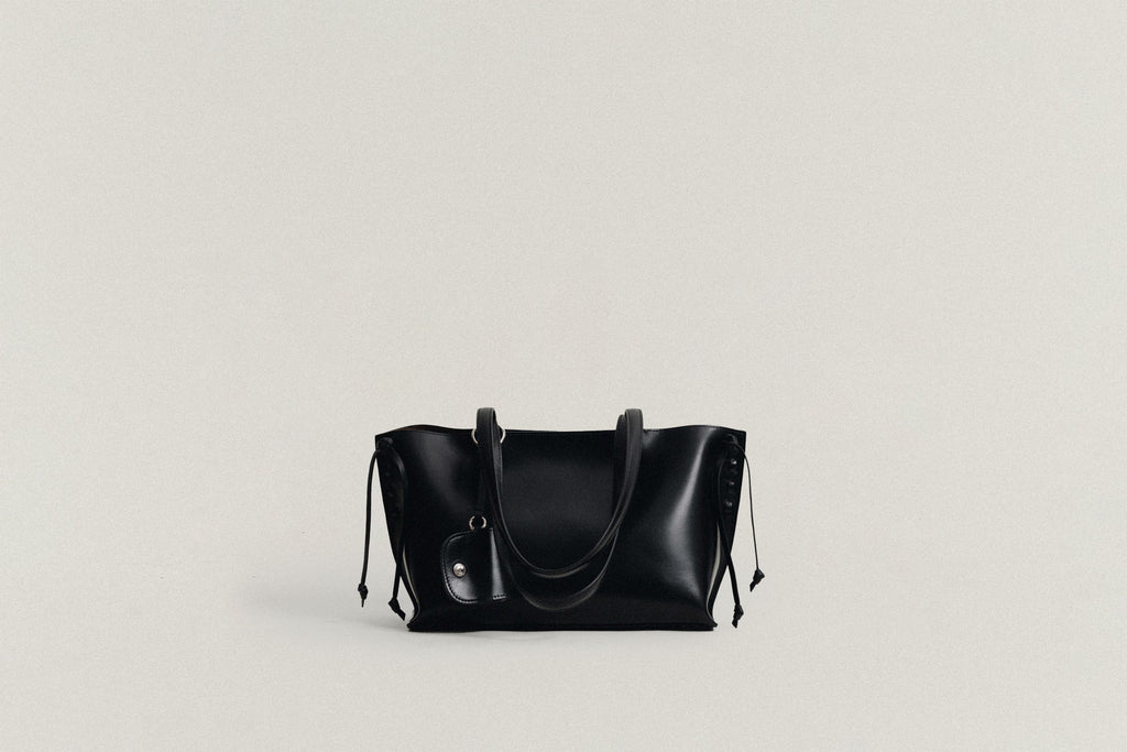 SAC TRESSÉ SMALL BLACK