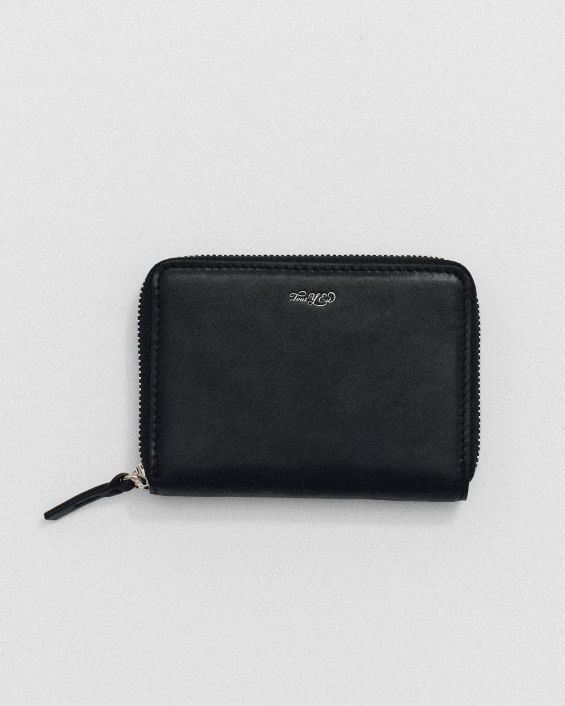 PORTE CARTES ZIPPÉ BLACK