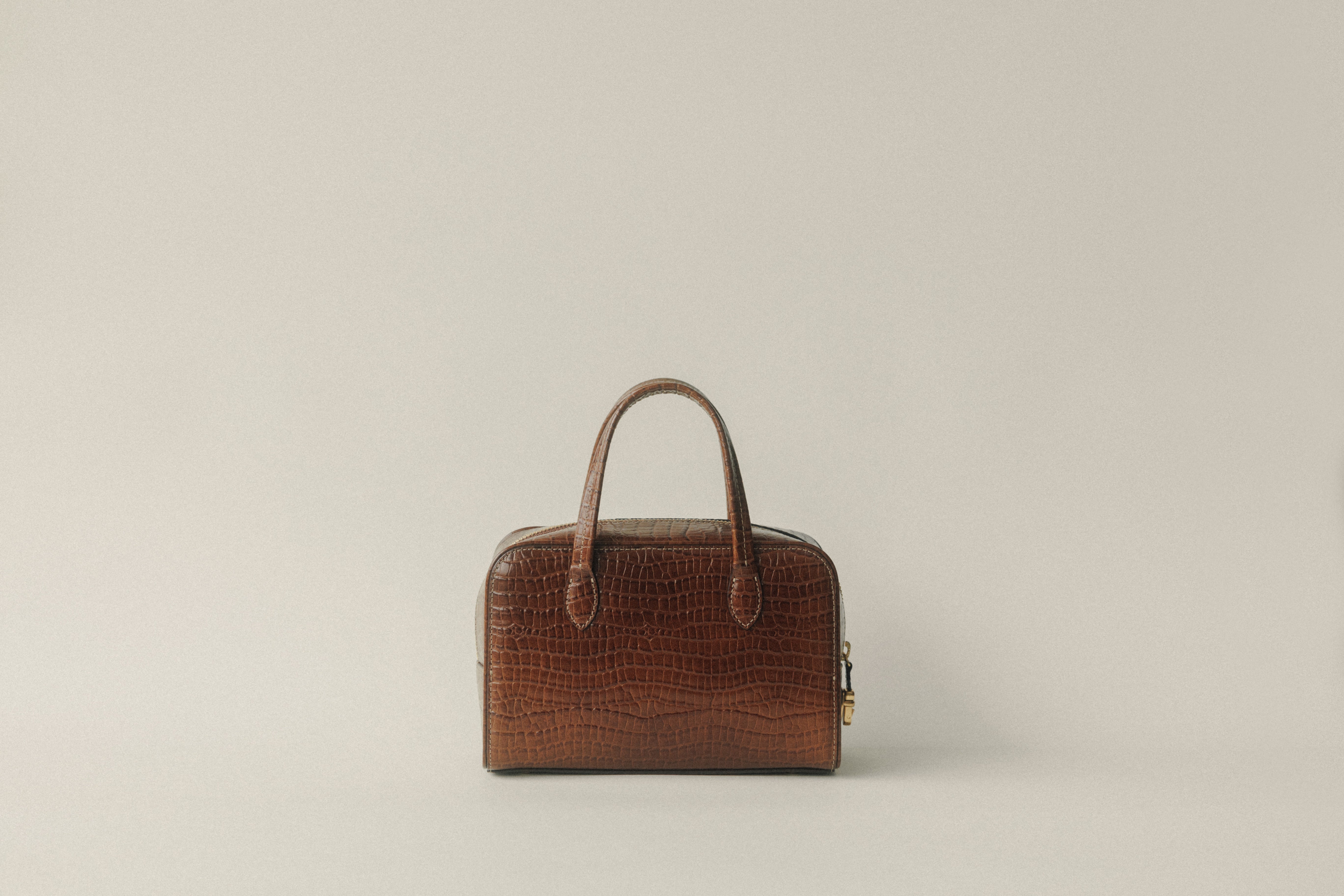 SAC LOQUET MINI CROCO BROWN – TOUT Y EST JP