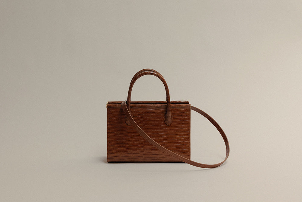 SAC PARALLÈLE MINI LIZARD BROWN