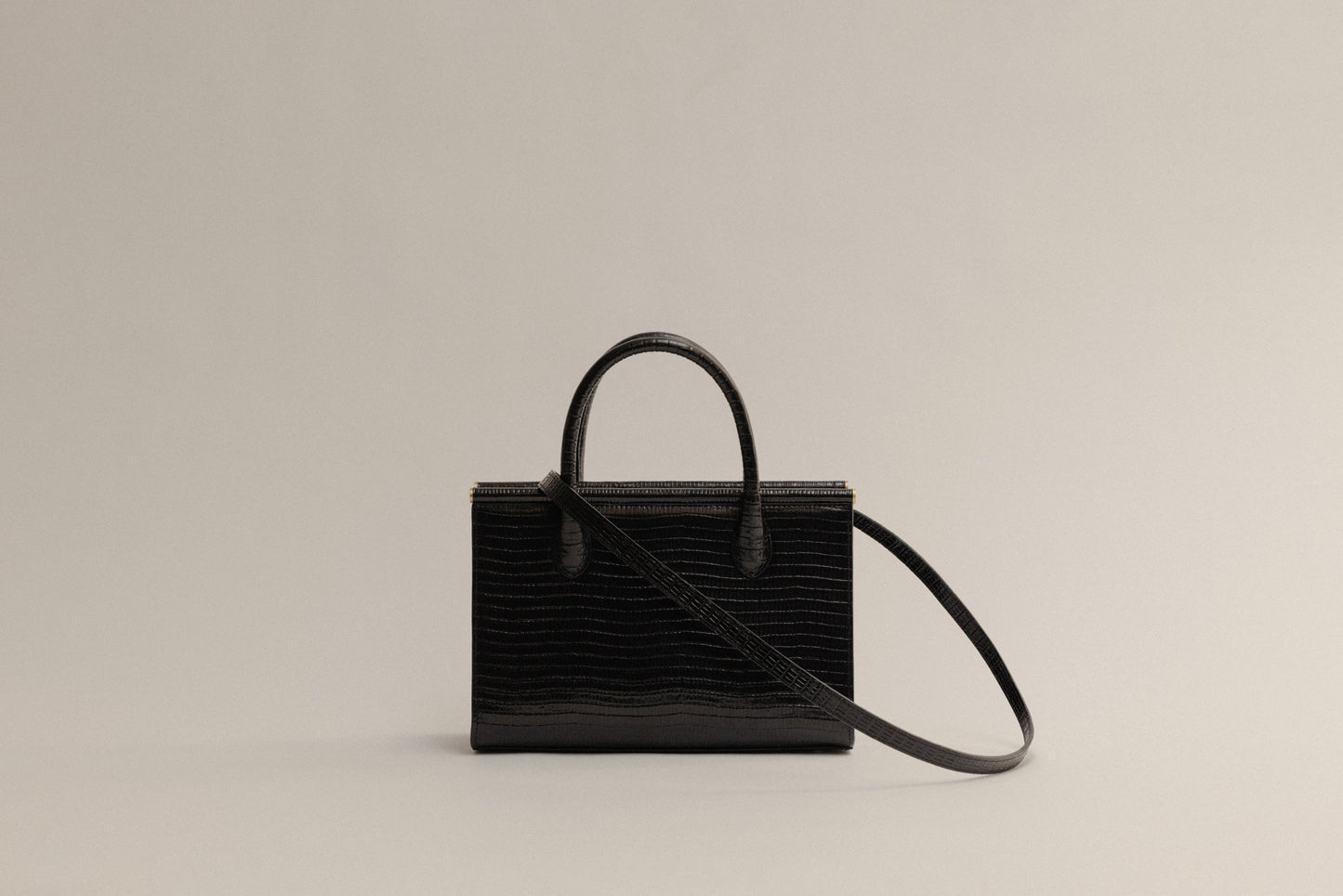 SAC PARALLÈLE MINI LIZARD BLACK