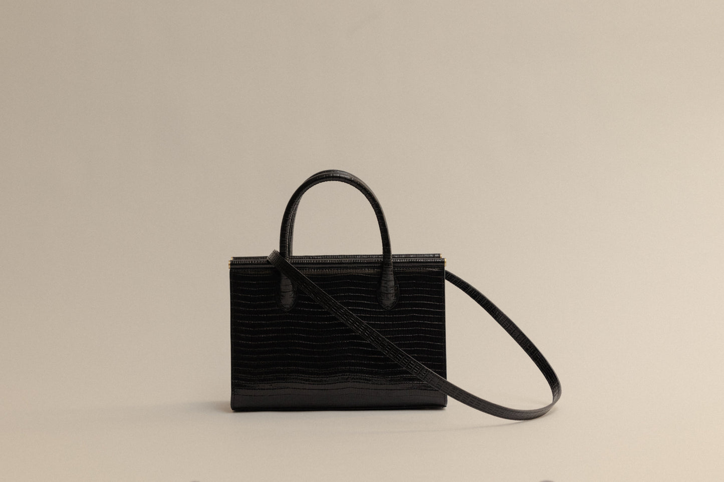 SAC PARALLÈLE MINI LIZARD BLACK