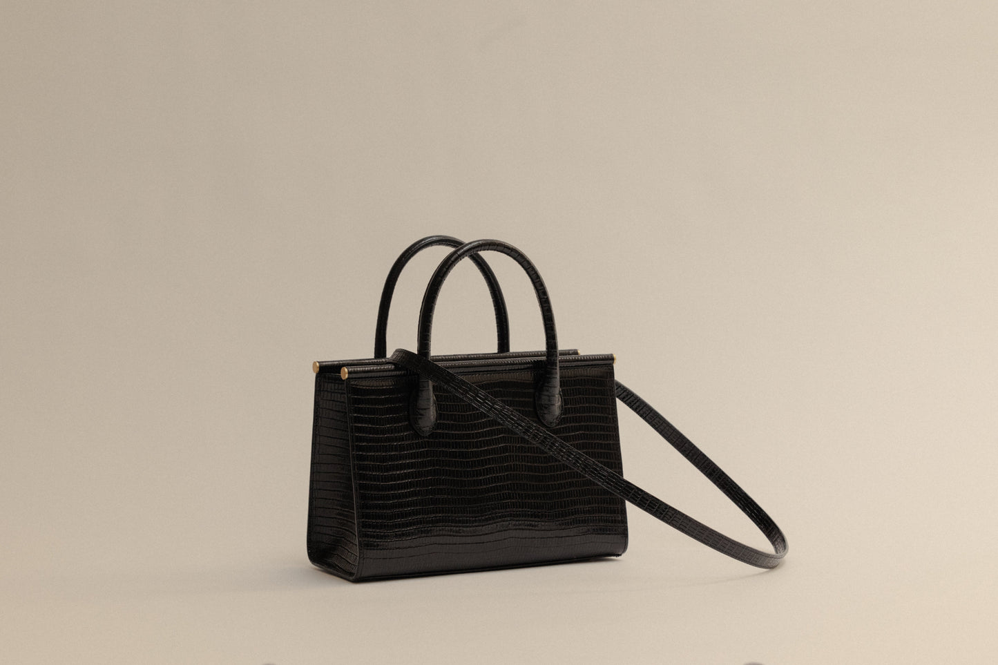 SAC PARALLÈLE MINI LIZARD BLACK