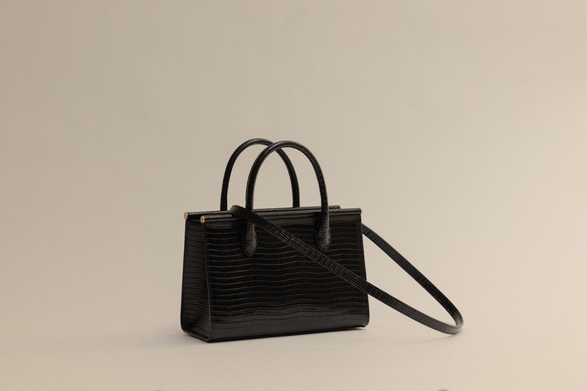 SAC PARALLÈLE MINI LIZARD BLACK